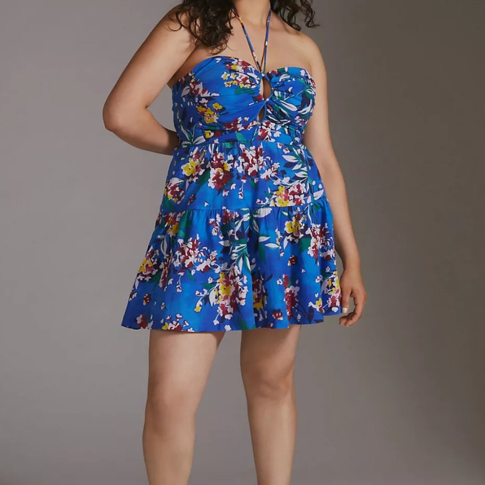 NWT Anthropologie Emily Halter Mini Dress